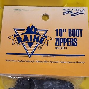 Raine 10" boot zippers new with tags